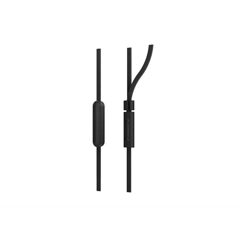 Laidinės į ausis įdedamos ausinės Philips TAE1105BK/00 — juodos, intraauralinės, 1,2 m laidas, 14,7 g