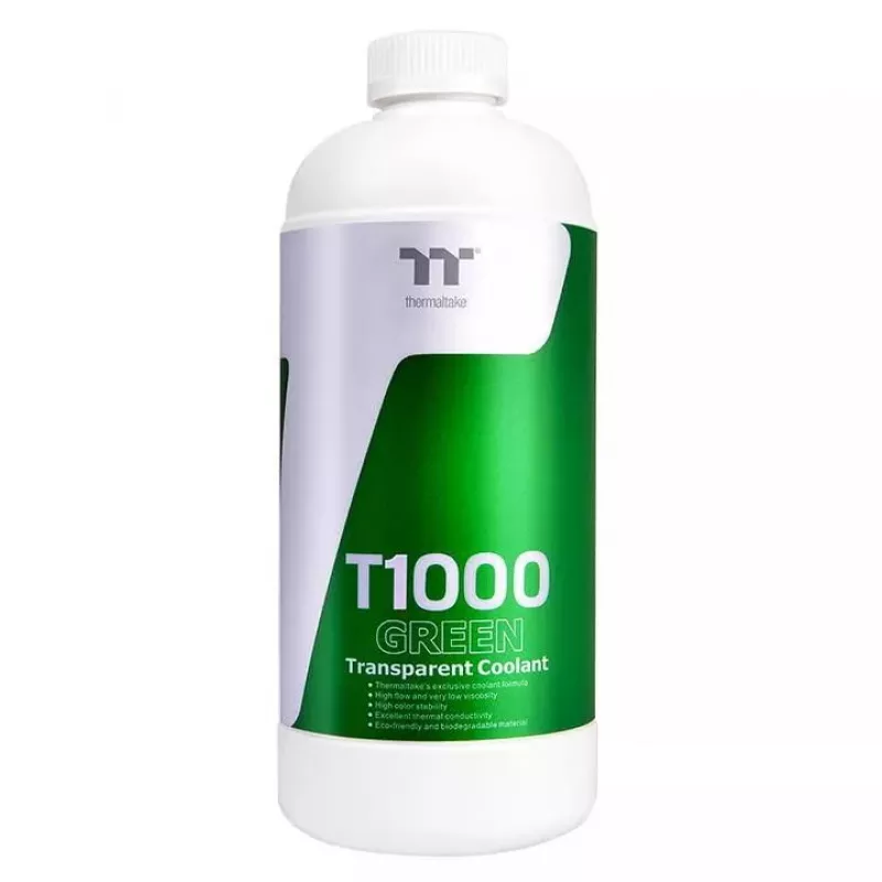 Aušinimo skystis Thermaltake T1000 paruoštas naudoti 1 L, propanediolio pagrindu, žalias