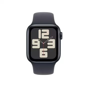 Išmanusis laikrodis Apple Watch SE GPS + Cellular 40mm Midnight aliuminio korpusas su Midnight sportiniu dirželiu - S/M