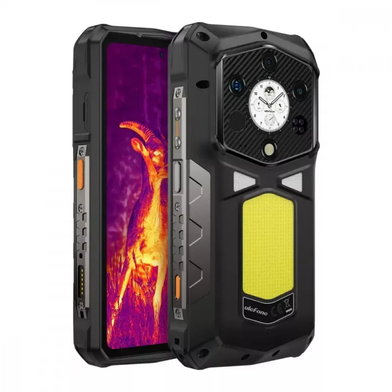 UleFone Smartphone Armor 29 Pro Thermal 5G 16/512GB patikimas išmanusis telefonas su termine kamera, 16GB RAM, 512GB atmintis