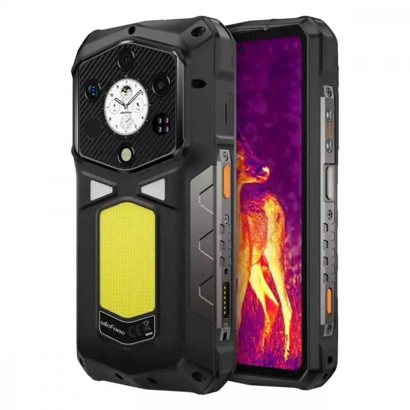 UleFone Smartphone Armor 29 Pro Thermal 5G 16/512GB patikimas išmanusis telefonas su termine kamera, 16GB RAM, 512GB atmintis