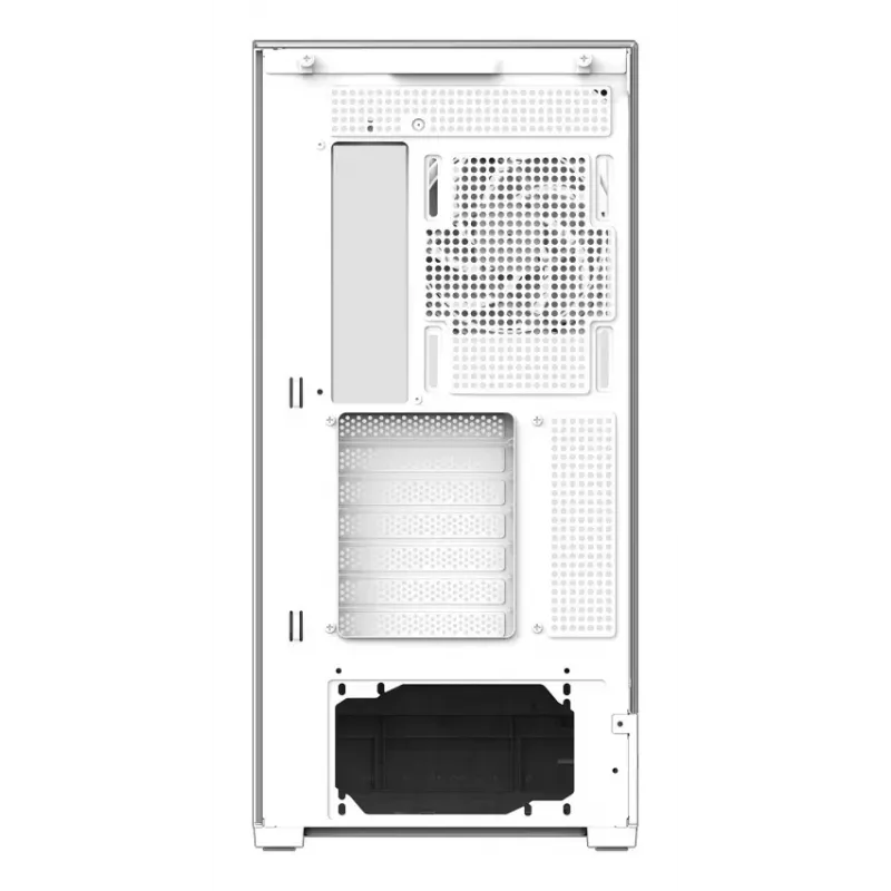PC korpusas Zalman P40 Prism Plus baltas Midi Tower
