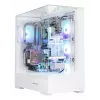 PC korpusas Zalman P40 Prism Plus baltas Midi Tower