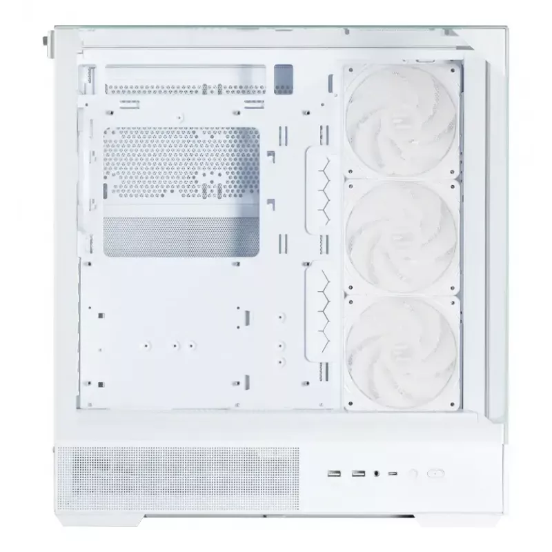 PC korpusas Zalman P40 Prism Plus baltas Midi Tower