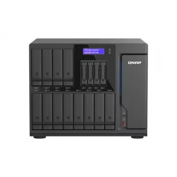 QNAP TVS-AIH1688ATX-U7-32G NAS / saugojimo serveris Tower 32 GB DDR5 0 TB QuTS hero Juodas