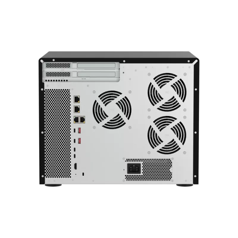 QNAP TVS-AIH1688ATX-U7-32G NAS / saugojimo serveris Tower 32 GB DDR5 0 TB QuTS hero Juodas