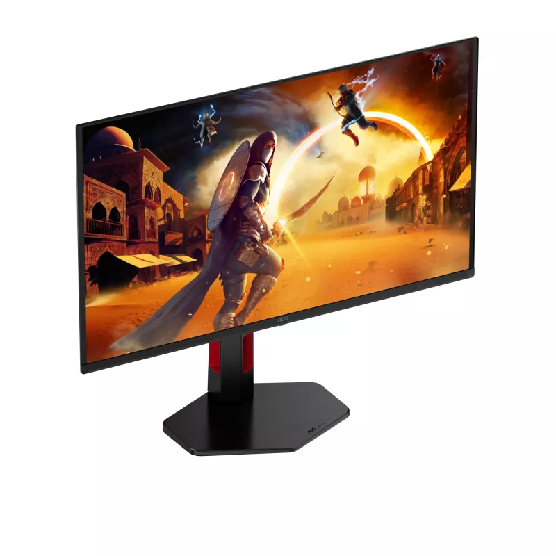AOC G4 Q27G4SDR kompiuterio monitorius 67,3 cm (26,5 colio) 2560 x 1440 pikselių Quad HD QD-OLED juodas, raudonas