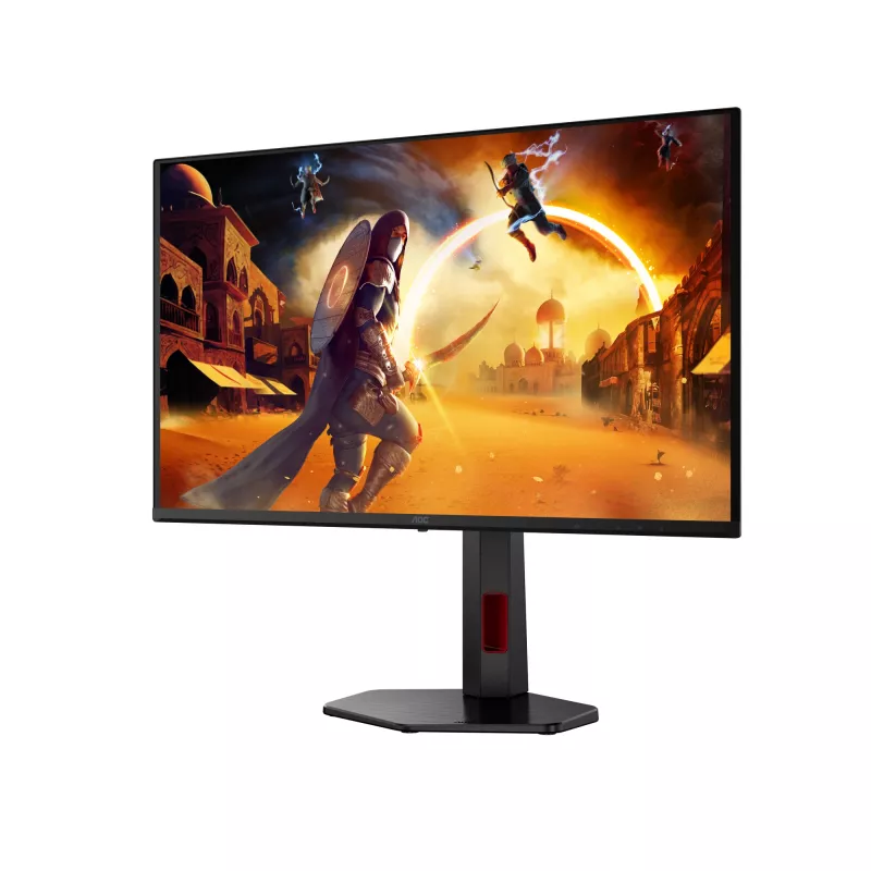 AOC G4 Q27G4SDR kompiuterio monitorius 67,3 cm (26,5 colio) 2560 x 1440 pikselių Quad HD QD-OLED juodas, raudonas