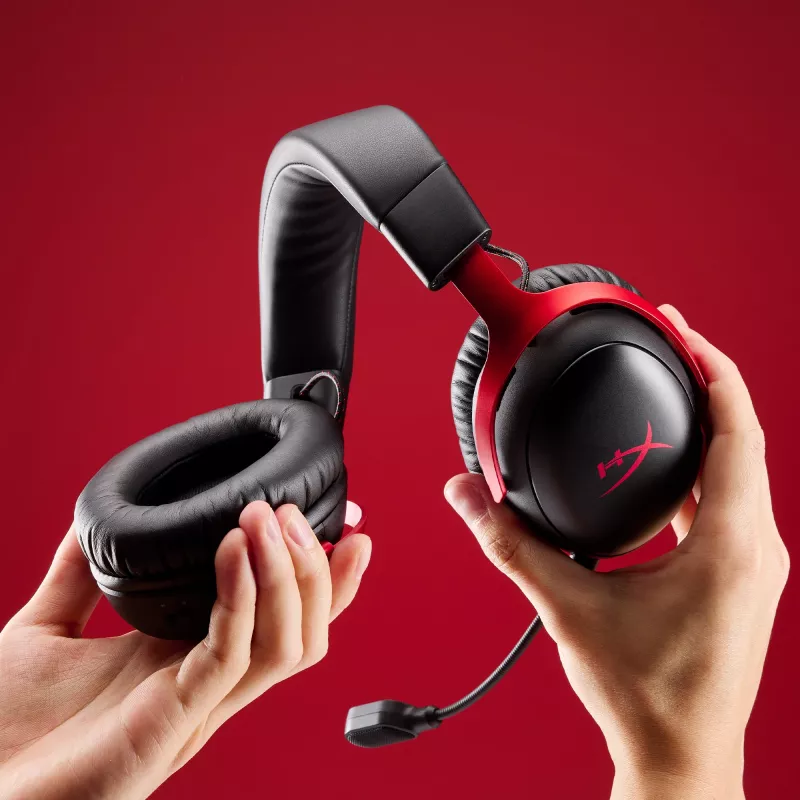 HyperX Cloud III S Wireless - žaidimų ausinės (juodos)