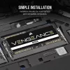 Nešiojamojo kompiuterio atmintis CORSAIR Vengeance DDR5 24 GB SO-DIMM 4800 MHz 262 kontaktų 1,1 V CL40