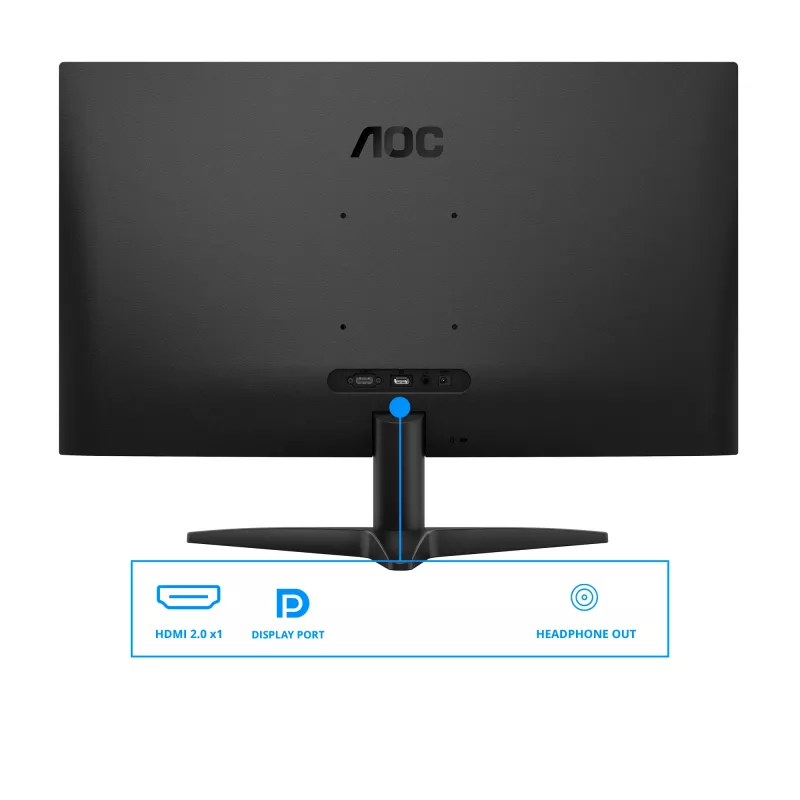 AOC B3 Q27B36X kompiuterio monitorius 68,6 cm (27 colių) 2560 x 1440 pikselių Quad HD LED juodas