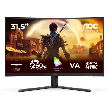 AOC G4 C32G42ZE kompiuterio monitorius 80 cm (31.5 colio) 1920 x 1080 pikselių Full HD LED juoda, raudona