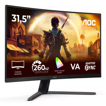 AOC G4 C32G42ZE kompiuterio monitorius 80 cm (31.5 colio) 1920 x 1080 pikselių Full HD LED juoda, raudona