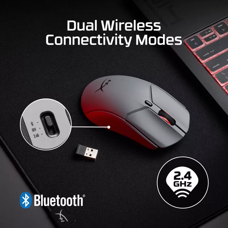 HyperX Pulsefire Haste 2 Pro – 4K belaidis žaidimų pelė