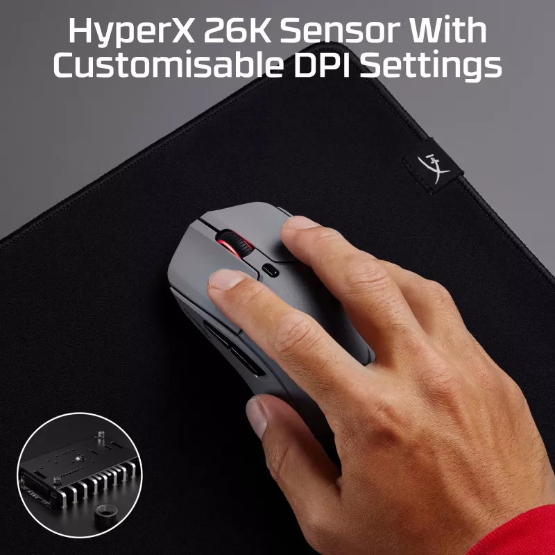 HyperX Pulsefire Haste 2 Pro – 4K belaidis žaidimų pelė