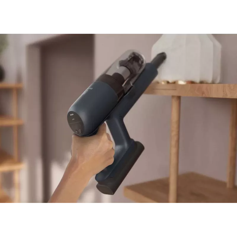 Electrolux EP71UB14DB belaidis dulkių siurblys-lazda, sausam valymui, cikloninis, putų, HEPA, mikro filtras, be maišelio, 0,3 l, 57 W, mėlynas, 4 Ah
