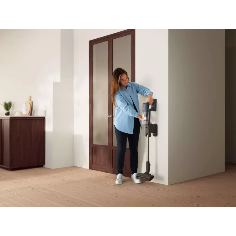 Electrolux EP71UB14DB belaidis dulkių siurblys-lazda, sausam valymui, cikloninis, putų, HEPA, mikro filtras, be maišelio, 0,3 l, 57 W, mėlynas, 4 Ah