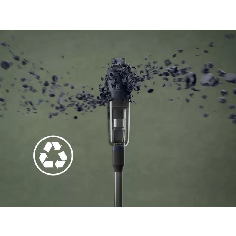 Electrolux EP71UB14DB belaidis dulkių siurblys-lazda, sausam valymui, cikloninis, putų, HEPA, mikro filtras, be maišelio, 0,3 l, 57 W, mėlynas, 4 Ah