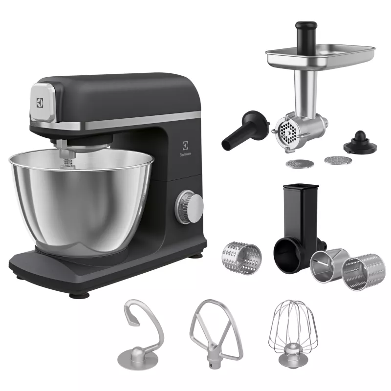 Electrolux E5KM1-6GBP virtuvinis kombainas 1200 W 5 L juoda, pilka