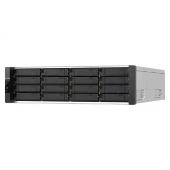 QNAP ES1686dc R2 NAS Rack (3U) Intel® Xeon® D D-2142IT 48 GB DDR4 0 TB QNAP QES Juoda, Pilka