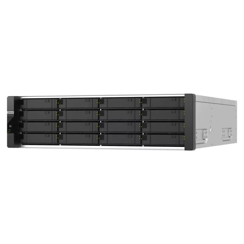 QNAP ES1686dc R2 NAS Rack (3U) Intel® Xeon® D D-2142IT 48 GB DDR4 0 TB QNAP QES Juoda, Pilka