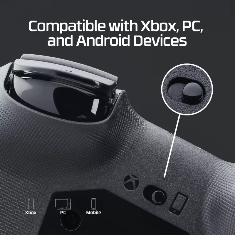 HyperX Clutch Tanto Mini WD žaidimų valdiklis, vairasvirtė, Xbox, Xbox One, laidinis, USB, juoda, 2,95 m