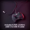 HyperX Clutch Tanto Mini WD žaidimų valdiklis, vairasvirtė, Xbox, Xbox One, laidinis, USB, juoda, 2,95 m