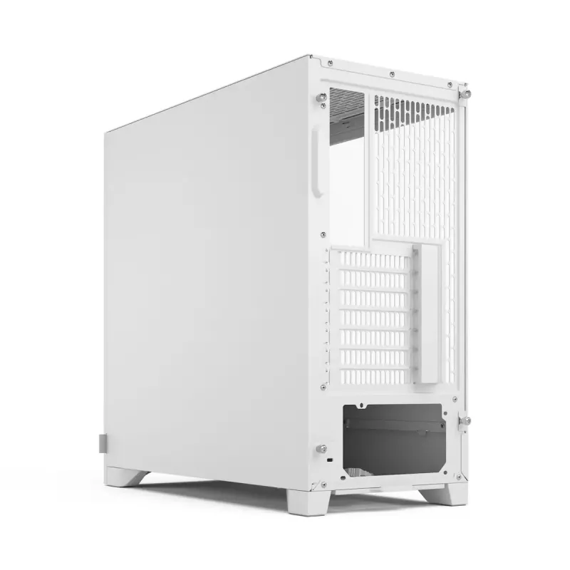 Fractal Design Pop 2 Air White TG RGB Midi Tower kompiuterio korpusas — ATX/Micro‑ATX/Mini‑ITX, grūdintas stiklas, 3x120 mm priekiniai ventiliatoriai