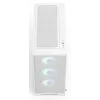 Fractal Design Pop 2 Air White TG RGB Midi Tower kompiuterio korpusas — ATX/Micro‑ATX/Mini‑ITX, grūdintas stiklas, 3x120 mm priekiniai ventiliatoriai