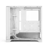 Fractal Design Pop 2 Air White TG RGB Midi Tower kompiuterio korpusas — ATX/Micro‑ATX/Mini‑ITX, grūdintas stiklas, 3x120 mm priekiniai ventiliatoriai