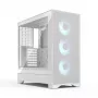 Fractal Design Pop 2 Air White TG RGB Midi Tower kompiuterio korpusas — ATX/Micro‑ATX/Mini‑ITX, grūdintas stiklas, 3x120 mm priekiniai ventiliatoriai