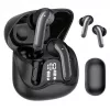 Belaidės į ausis įdedamos ausinės Audiocore AC591 PRO — hibridinis ANC, ENC, 6 mikrofonai, USB‑C įkrovimas, iki 9 val. atkūrimo, Tuya suderinama, juoda