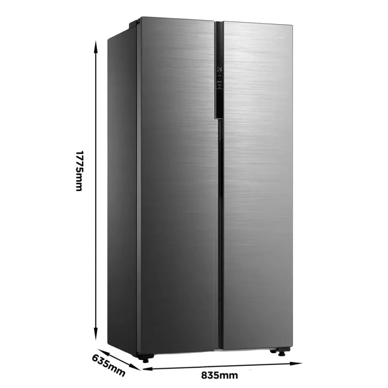 Midea MDRS619FIE46 šalimais pastatomas šaldytuvas 460 l