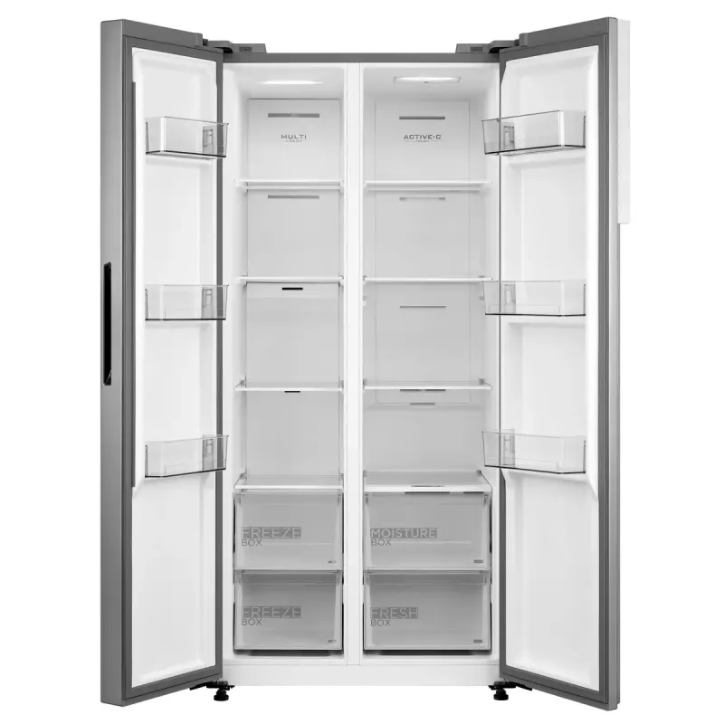 Midea MDRS619FIE46 šalimais pastatomas šaldytuvas 460 l