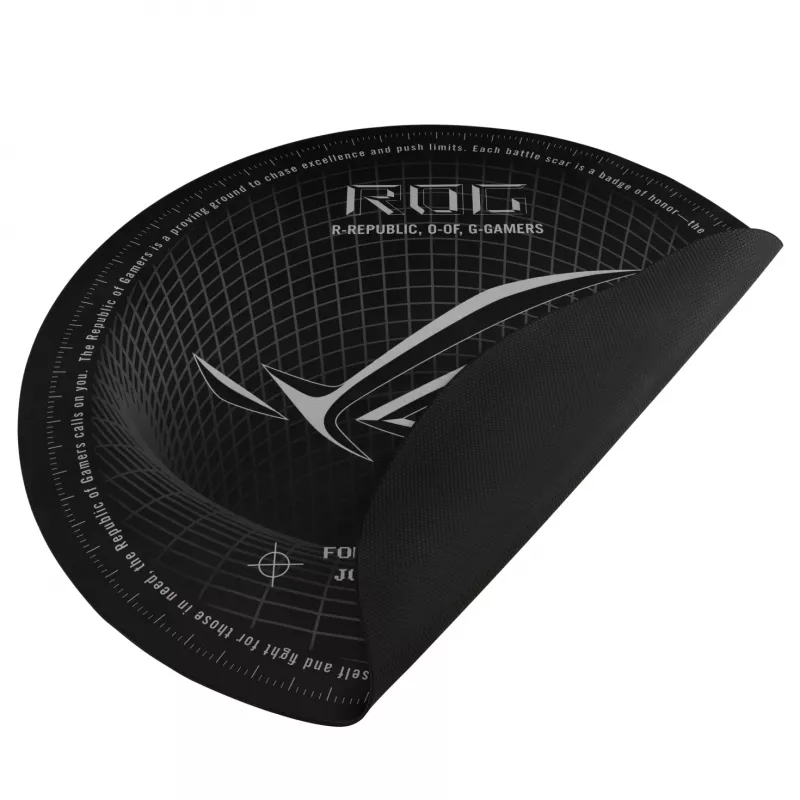 Grindų kilimėlis ASUS ROG Cosmic Mat II OS111, apvalus 117 cm skersmens, skirtas žaidimų ar biuro kėdei
