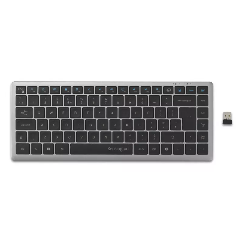 Kensington KB435 EQ Įkraunama kelių įrenginių kompaktinė klaviatūra