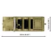 Cobi Blocks Sd.Kfz.8 su velkama 8,8 cm Flak 36 konstruktorius, 975 dalys