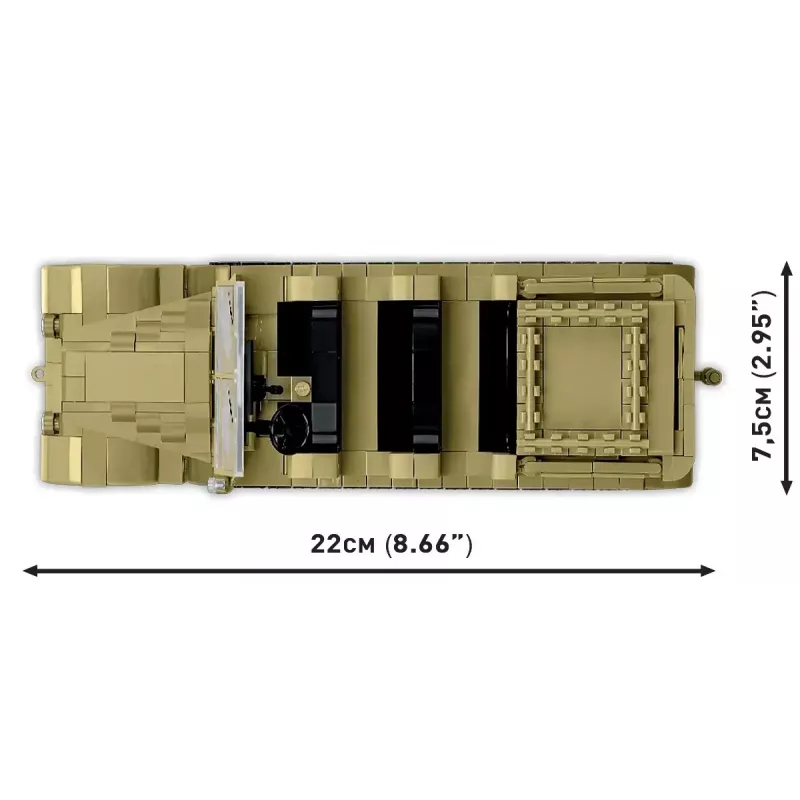 Cobi Blocks Sd.Kfz.8 su velkama 8,8 cm Flak 36 konstruktorius, 975 dalys