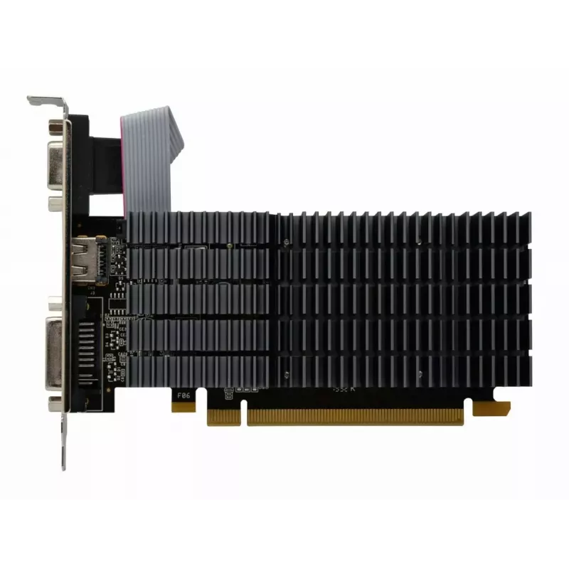 AFOX Radeon HD 6450 2GB DDR3 64 bitų DVI HDMI VGA Low Profile pasyvi vaizdo plokštė AF6450-2048D3L9-V2