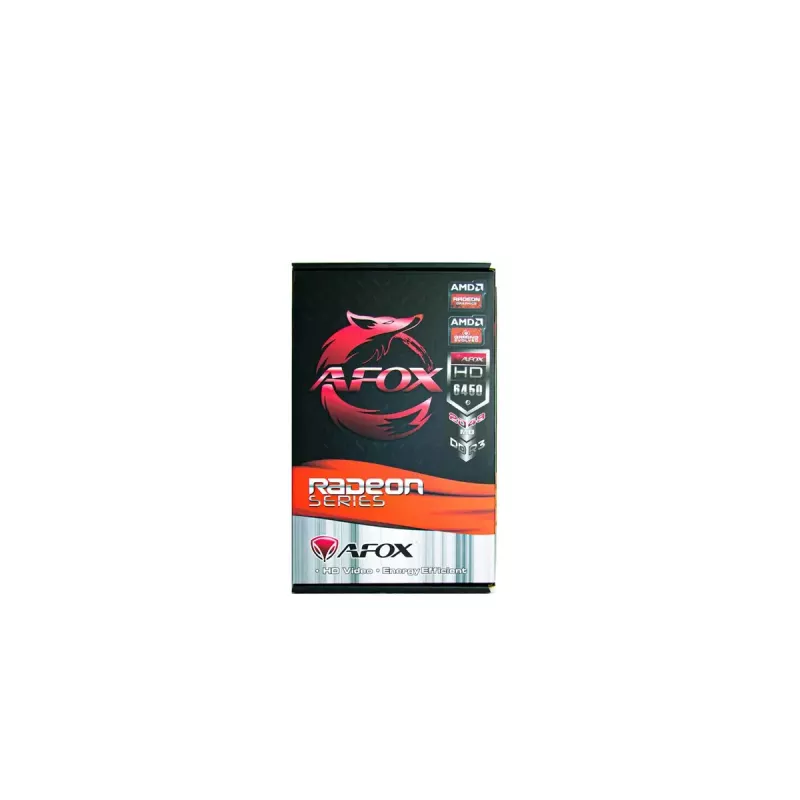 AFOX Radeon HD 6450 2GB DDR3 64 bitų DVI HDMI VGA Low Profile pasyvi vaizdo plokštė AF6450-2048D3L9-V2