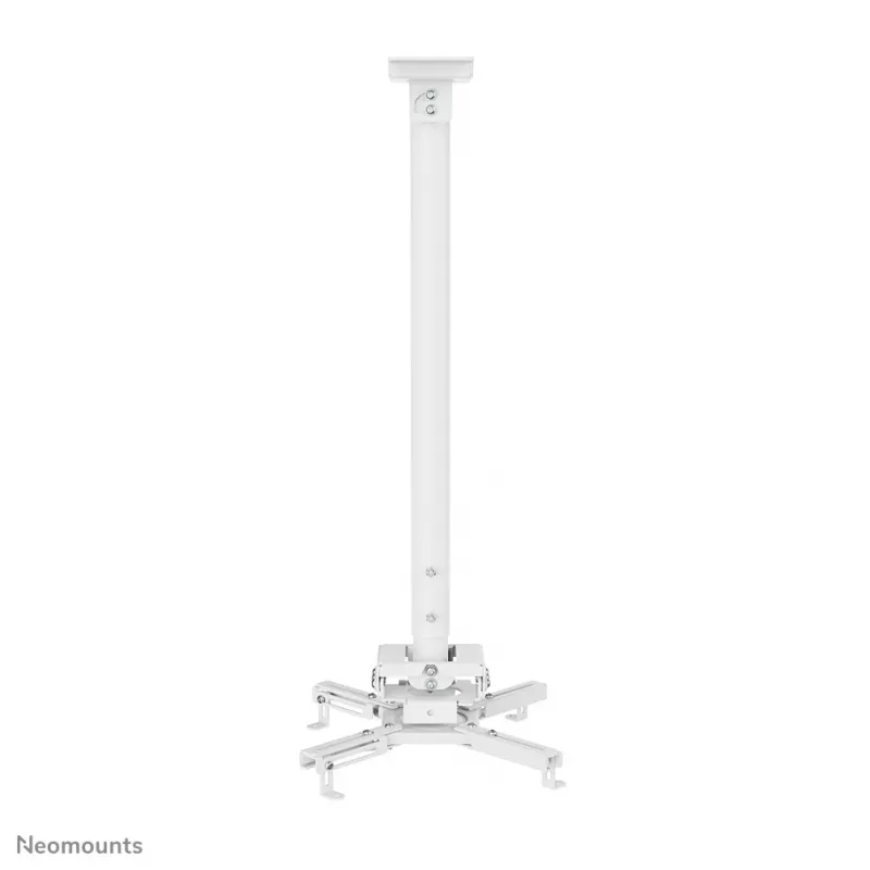 Neomounts CL25-550WH1 projektoriaus lubinis laikiklis - h 74,5-114,5 cm - lengvas montavimas - pilnas judėjimas