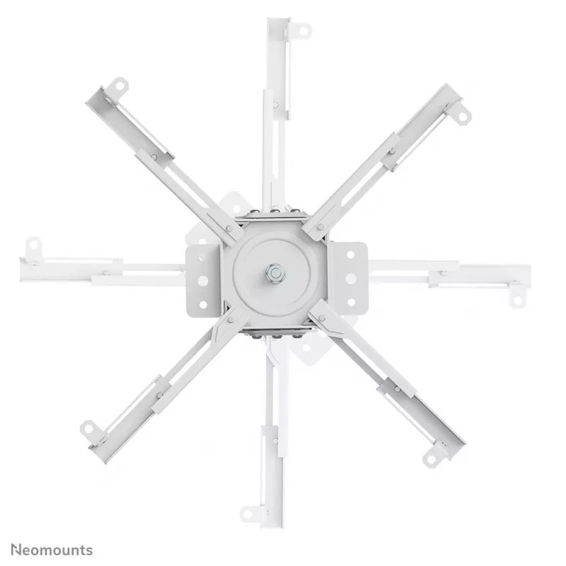 Neomounts CL25-550WH1 projektoriaus lubinis laikiklis - h 74,5-114,5 cm - lengvas montavimas - pilnas judėjimas