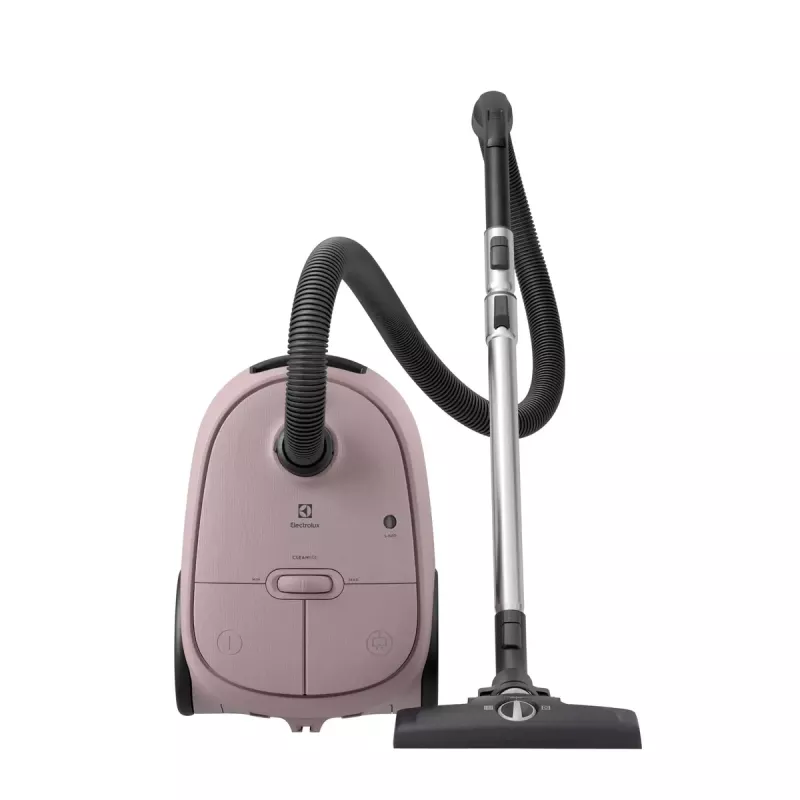 Cilindrinis dulkių siurblys Electrolux EB61CWPTD — 850 W, 3,5 L dulkių maišelis, sausas valymas, rožinis