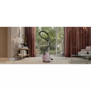 Cilindrinis dulkių siurblys Electrolux EB61CWPTD — 850 W, 3,5 L dulkių maišelis, sausas valymas, rožinis