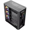 Kompiuterio korpusas MODECOM VOLCANO AQ400 ARGB MIDI juodas — MODECOM MC-A-AQ400-4FA-B