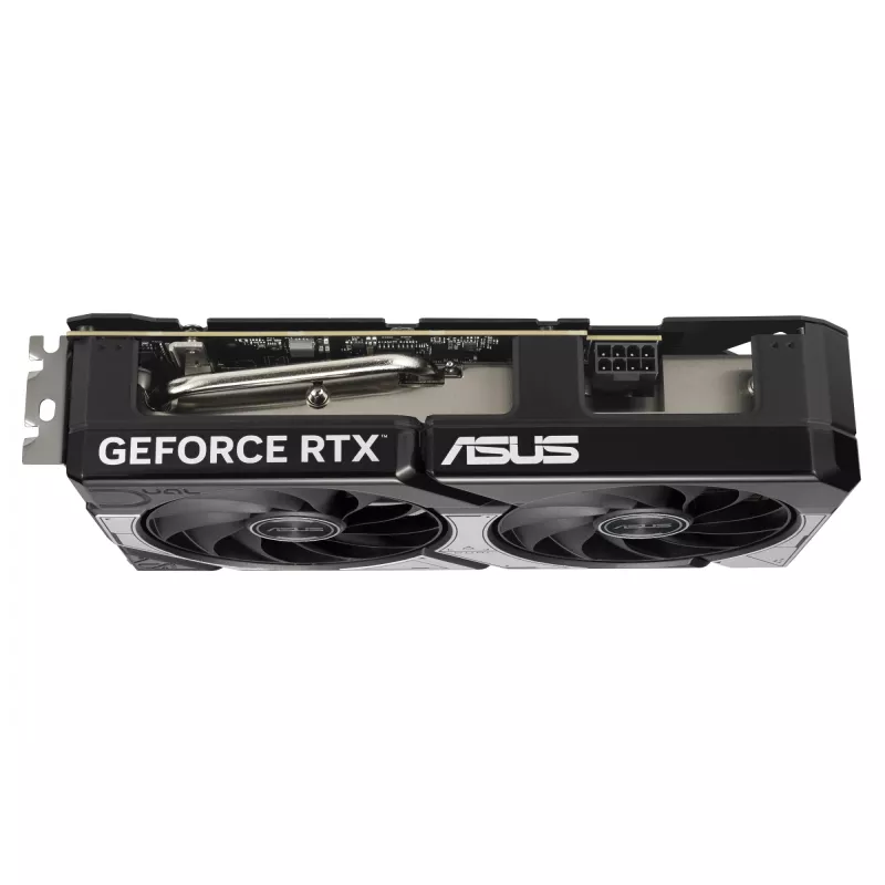 Vaizdo plokštė ASUS GeForce RTX 5060 Ti Dual — 8 GB GDDR7, 128 bitų, PCIe 5.0, aktyvus aušinimas (2 ventiliatoriai), maks. 7680×4320