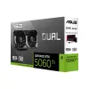 Vaizdo plokštė ASUS GeForce RTX 5060 Ti Dual — 8 GB GDDR7, 128 bitų, PCIe 5.0, aktyvus aušinimas (2 ventiliatoriai), maks. 7680×4320