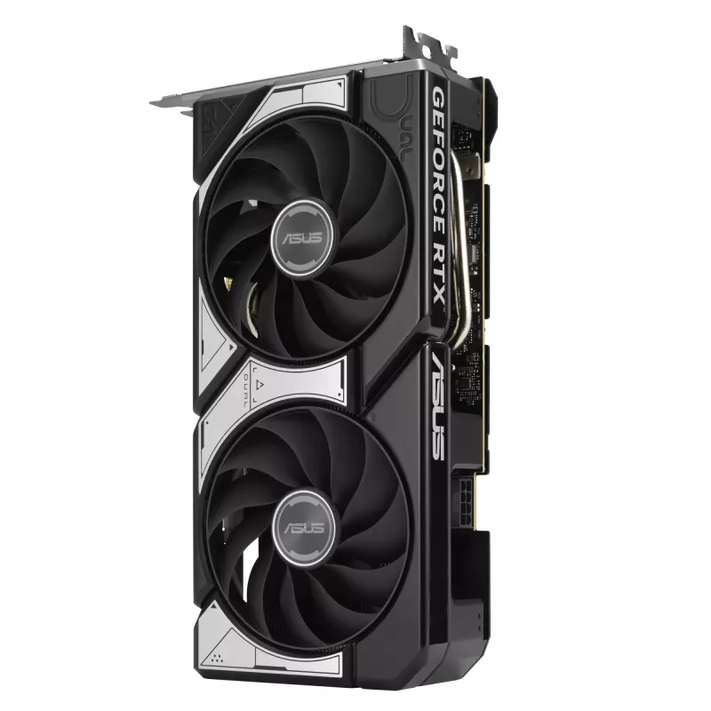 Vaizdo plokštė ASUS GeForce RTX 5060 Ti Dual — 8 GB GDDR7, 128 bitų, PCIe 5.0, aktyvus aušinimas (2 ventiliatoriai), maks. 7680×4320