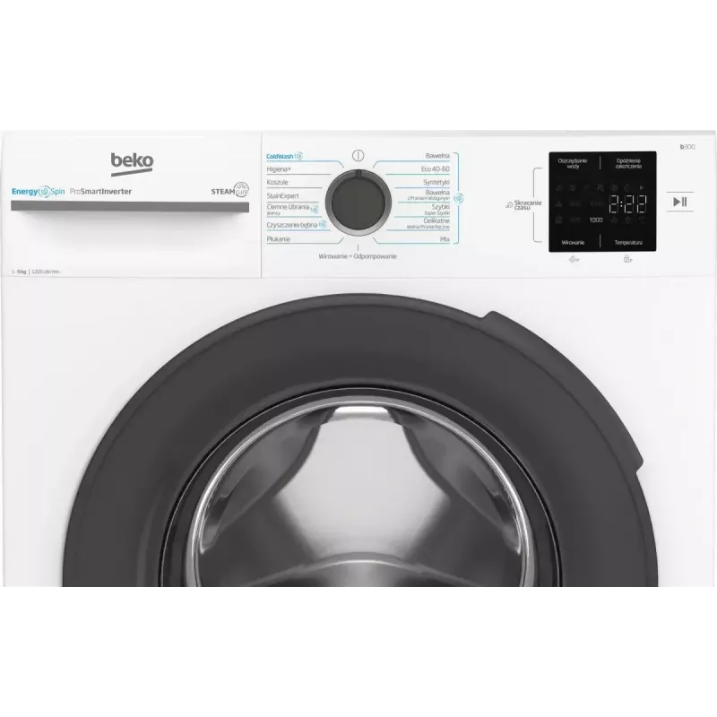 Skalbimo mašina BEKO BM3WFU39215WAR 9 kg, Energijos vartojimo efektyvumo klasė A