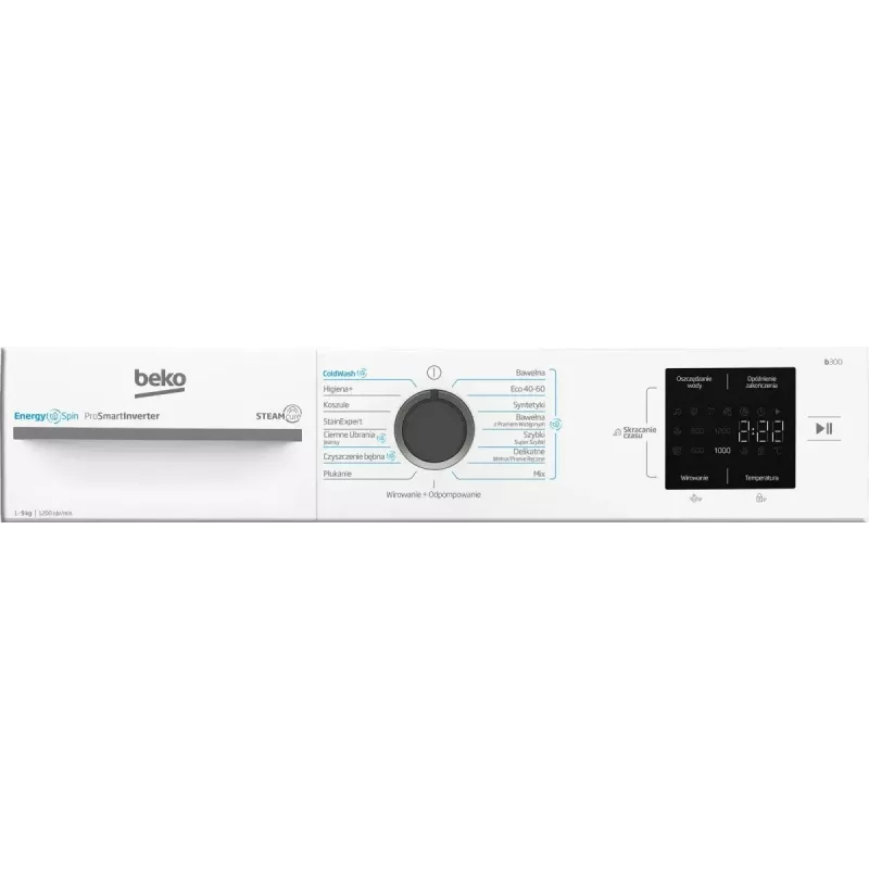 Skalbimo mašina BEKO BM3WFU39215WAR 9 kg, Energijos vartojimo efektyvumo klasė A